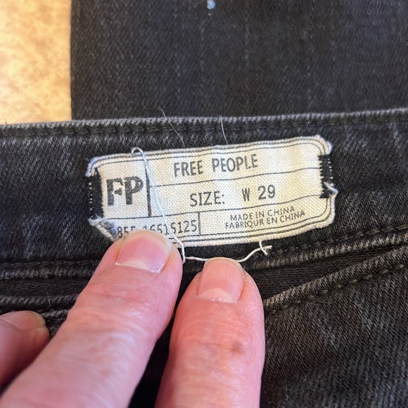 Free People studded black jeans - Picture 4 of 5